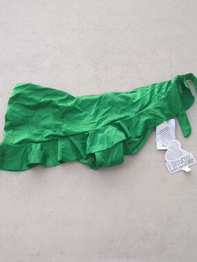 Nicolita Green Ruffle Bikini Bottom